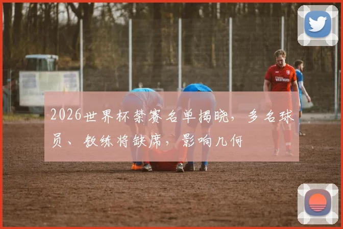 2026世界杯禁赛名单揭晓，多名球员、教练将缺席，影响几何